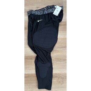 NWT Men's Nike Pro Hyperstrong Compression NBA Basketball 3/4 Tights -3XL- Black